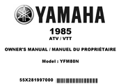 Yamaha YFM80N 1985 Owner's Manual