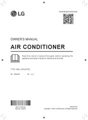 LG AMPU34T4W Owner's Manual