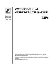 YORKVILLE MP6 Owner's Manual