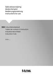 ETNA KI129ZT Instructions For Use Manual