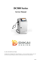 Dikai DC800 Series Service Manual