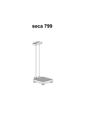 Seca 799 Instruction Manual And Guarantee