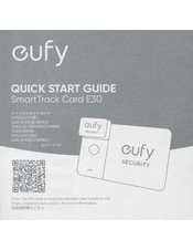EUFY SmartTrack Card E30 Quick Start Manual