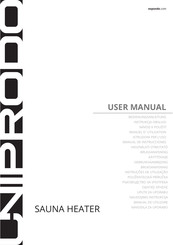 UNIPRODO UNI SAUNA G9.0KW User Manual