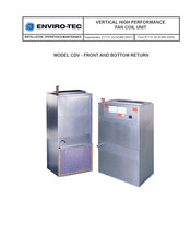 Enviro CDV Installation Operation & Maintenance