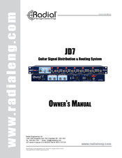 Radial Engineering JD7 Injector Owner's Manual