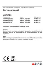 Biasi M300V.2030 SM Service Manual