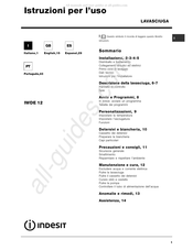 Indesit IWDE 12 Instructions For Use Manual