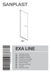 SANPLAST EXA LINE PR1 Installation Instructions Manual