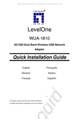 LevelOne WUA-1810 Quick Installation Manual