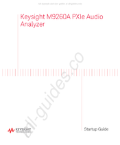 Keysight M9260A Startup Manual