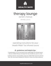 Health Mate therapy lounge Health Mate HM-NSE-5-CD-CL Owner's Manual