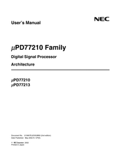 NEC uPD77213 User Manual