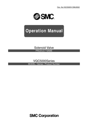 SMC Networks VQC5200 Operation Manual