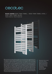 cecotec ReadyWarm 9090 Twin Towel Black Instruction Manual