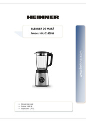Heinner HBL-D1400SS Instruction Manual