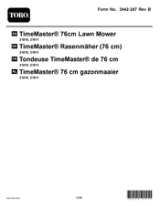 Toro TimeMaster 21810 Manual
