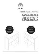 Bestar 26501-110009 Assembly Instructions Manual
