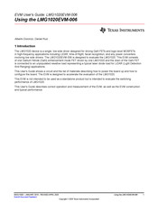 Texas Instruments LMG1020EVM-006 User Manual