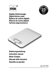MIA KW 7006 Instruction Manual
