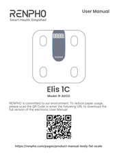RENPHO Elis 1C User Manual