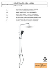 Marco Mammoliti LIUNA F93112201 Instructions For Installation, Use And Maintenance Manual
