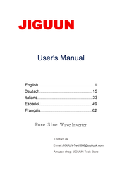 JIGUUN 24V4000W User Manual
