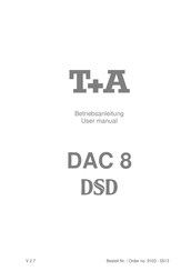 T+A DAC 8 User Manual