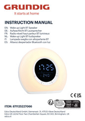 Grundig 871125227066 Instruction Manual