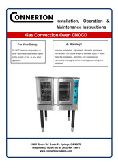 Connerton CNCGD-100 Installation, Operation & Maintenance Instructions Manual
