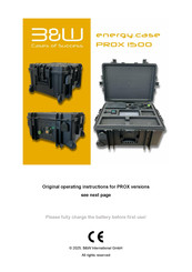Bowers & Wilkins energy.case PROX 1500 AC USV Operating Instructions Manual