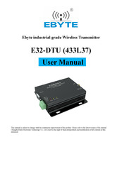 Ebyte E32-DTU User Manual