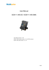 WoMaster SCB111-485-DC User Manual