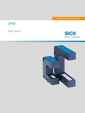SICK UFW Operating Instructions Manual