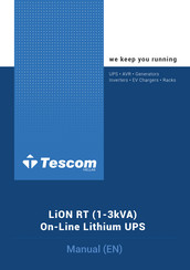 Tescom LiON RT 2kVAS-RT Manual