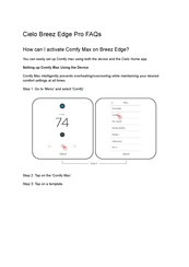 Cielo Breez Edge Pro Faqs