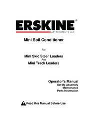 Erskine Attachments Mini SC 48 Float Operator's Manual