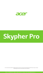 Acer Skypher Pro Manual