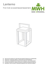 MWH 951829 Manual