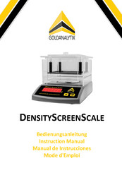 Goldanalytix DENSITYSCREENSCALE Instruction Manual