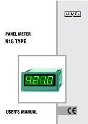 Lumel N15 User Manual