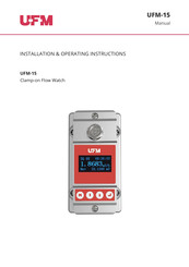 UFM UFM-15 Installation & Operating Instructions Manual