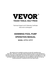 VEVOR HT776 Operation Manual