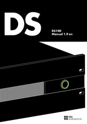 d&b audiotechnik DS100 Manual