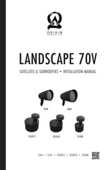 Origin Acoustics SEASONS LANDSCAPE OSUB10 Installation Manual