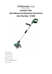 Preferred 21390 User's Manual And Operating Instructions