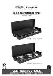 Dometic CADAC 3 COOK TURBO FFD User Instructions