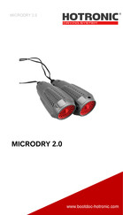 Hotronic MICRODRY 2.0 Manual