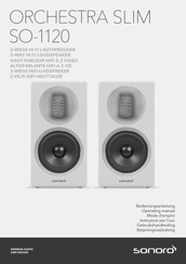 Sonoro SO-1120 Operating Manual