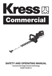 KRESS KC201 Series Safety And Operating Manual